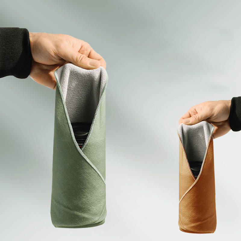 Anti-Scratch Camera Lens Protective Wrap Washable Self-Adhesive Lens Storage Cloth Portable Dustproof Camera Accessories