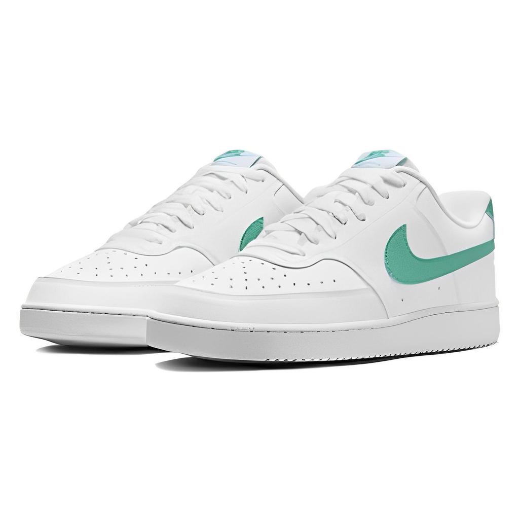 Nike Court Vision Low Next Nature белые прозрачные нефритовые мужские кроссовки DH2987-109