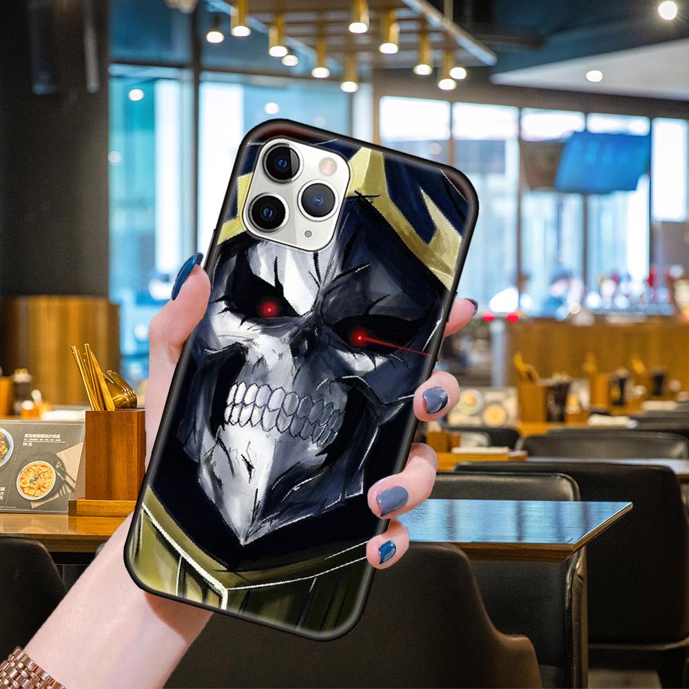 Чехол для телефона Apple IPhone 13 12 11 Mini Pro MAX SE X XS XR 8 7 6 S Plus черный чехол водонепроницаемый 3D Prime Overlord Albedo аниме