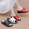 Women's PVC Summer Platform Wedge Sandals Slides Slippers Fashion Casual Thick Sole Wholesale Outdoor for Women & Ladies