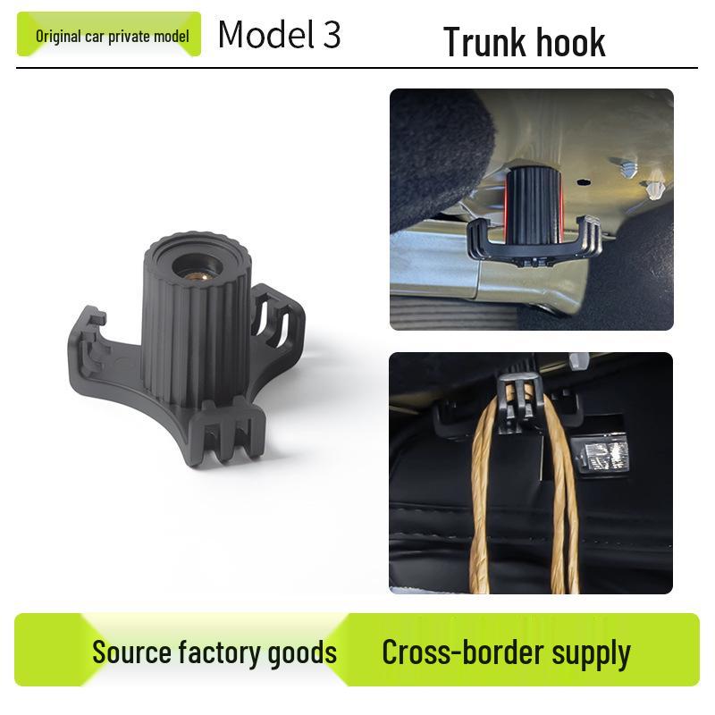 Tesla Model 3 Cross-Border Trunk Plastic Hook