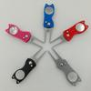 Golf Divot Tool with Pop-up Button Metal Foldable Golf Divot Repair Fork Green
