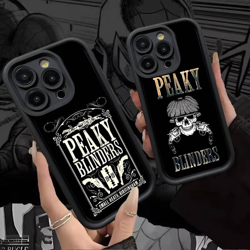 Чехол для телефона 'Острые козырьки' (Peaky Blinders) для iPhone 16 15 14 13 12 11 Pro Max Plus 17 Air
