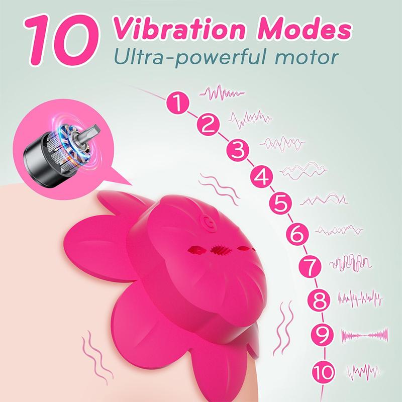 Nipple Toys Sex Vibrator Silicone Lightweight Invisible Nipple Toy Vibrating Nipple Clamps Adult Sex Toy for Women Couples