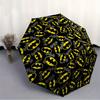 1pc batmanDesign Automatic Opening/Closing Folding Umbrella with 8 Iron Ribs, Portable Sunshade for Men and Women y250724032