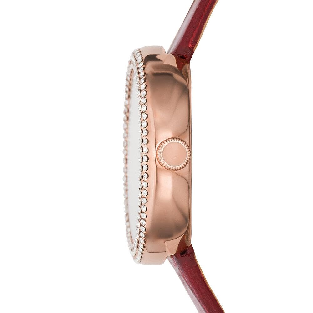 Emporio Armani Quartz Crystal White Dial Watch AR11357 Mother-of-Pearl Women's