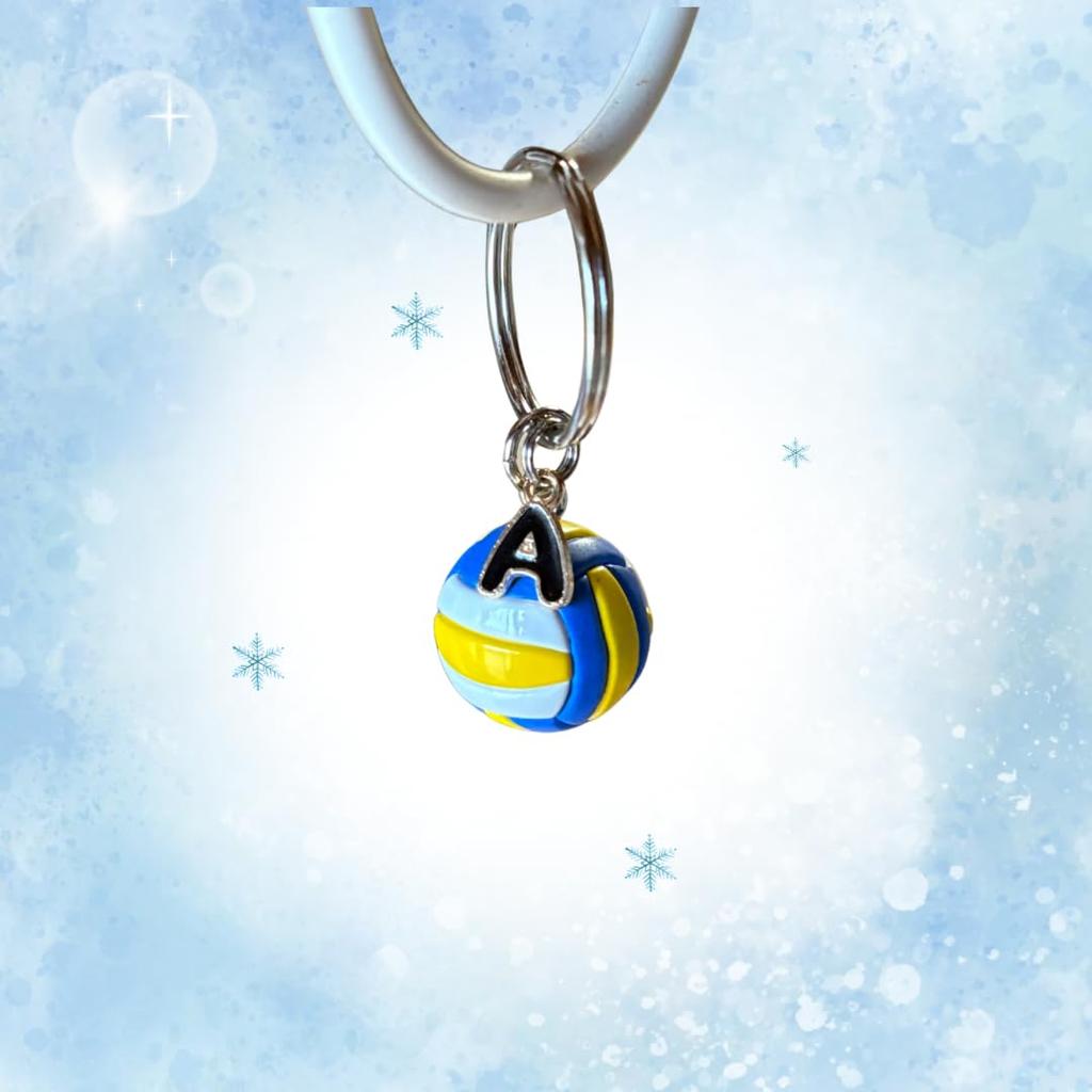 Волейбольный брелок, Персонализированный подарок, Персонализированный подарок, Памятный подарок, Подходящий для клуба, Команды, N