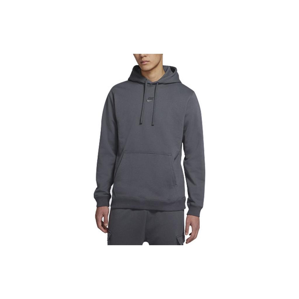 Nike Спортивная одежда Пуловер с капюшоном Мужская толстовка с капюшоном Железно-серый DH4350-022