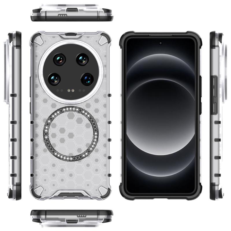 Для Xiaomi 14 Ultra 5g Магнитное кольцо задняя крышка телефона чехол Magsafe кольцо беспроводная зарядка объектив защита противоударные чехлы