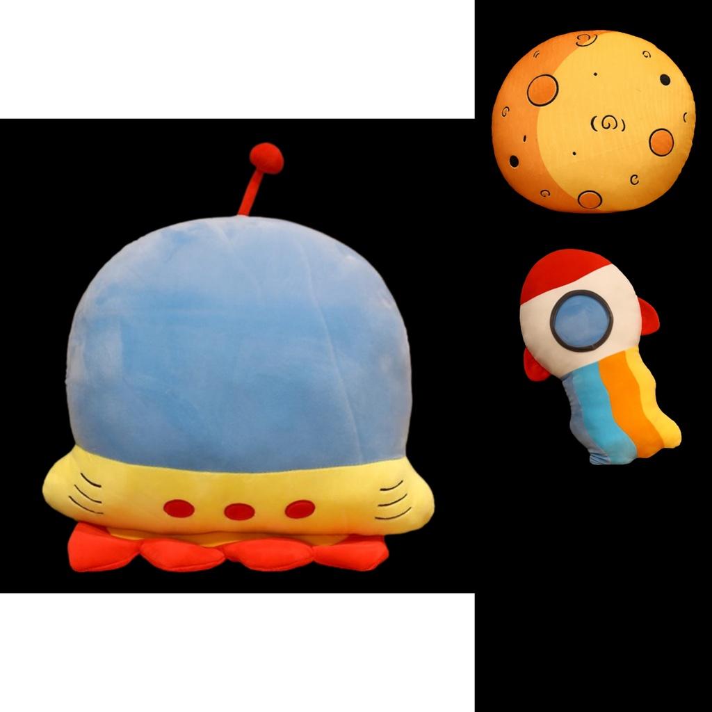 Mars Bomb Plush Spacecraft Pillow For Home Decor