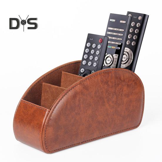 Ящик для хранения пульта дистанционного управления с 5 отделениями, большой вместимостью, органайзер для хранения пульта дистанционного управления, держатель для ручек