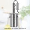304 Stainless Steel Alcohol Distiller Large Capacity  Homemade Essential Oil Machine Household DIY Brewing Equipment