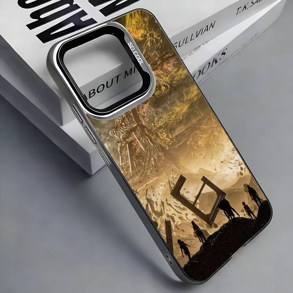 Чехол для телефона C-Clair Obscur Expedition 33 Для iPhone 17, 16, 15, 14, 13, 12, 11 Plus, Pro Max, Цветной Серебристый Funda Чехол