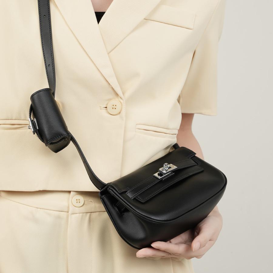 Новая мини-сумка-мессенджер через плечо Универсальная кожаная женская сумка Многофункциональная сумка