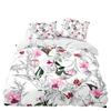Floral Cactus King Queen Duvet Cover Watercolor Tropical Plants Bedding Set for Teen Adults Flowers 2/3pcs Polyester Quilt Cover