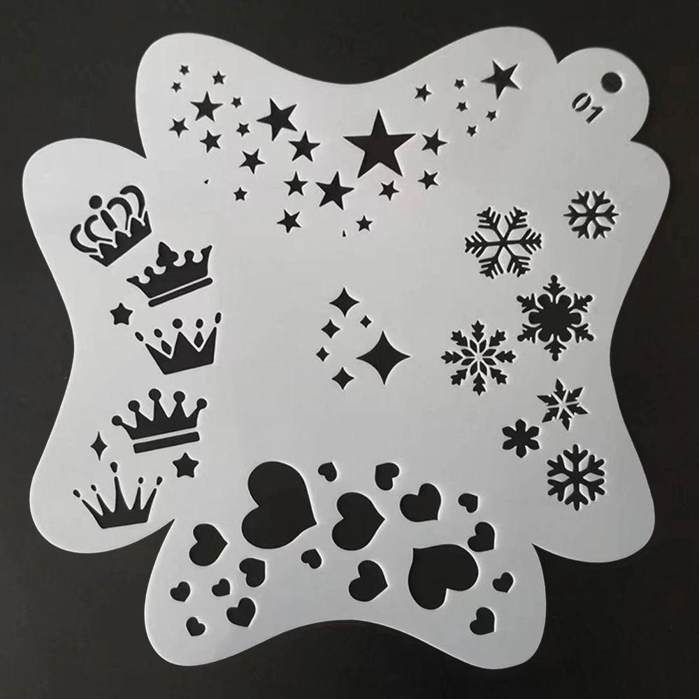 DIY Halloween Birthday Party Paint Template Stencils for Body Painting Face Art Temporary Tattoos