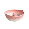 Raised Drainage Hole Ceramic Fruit Washer Perforated Draining Fruit Strainer  Strawberries