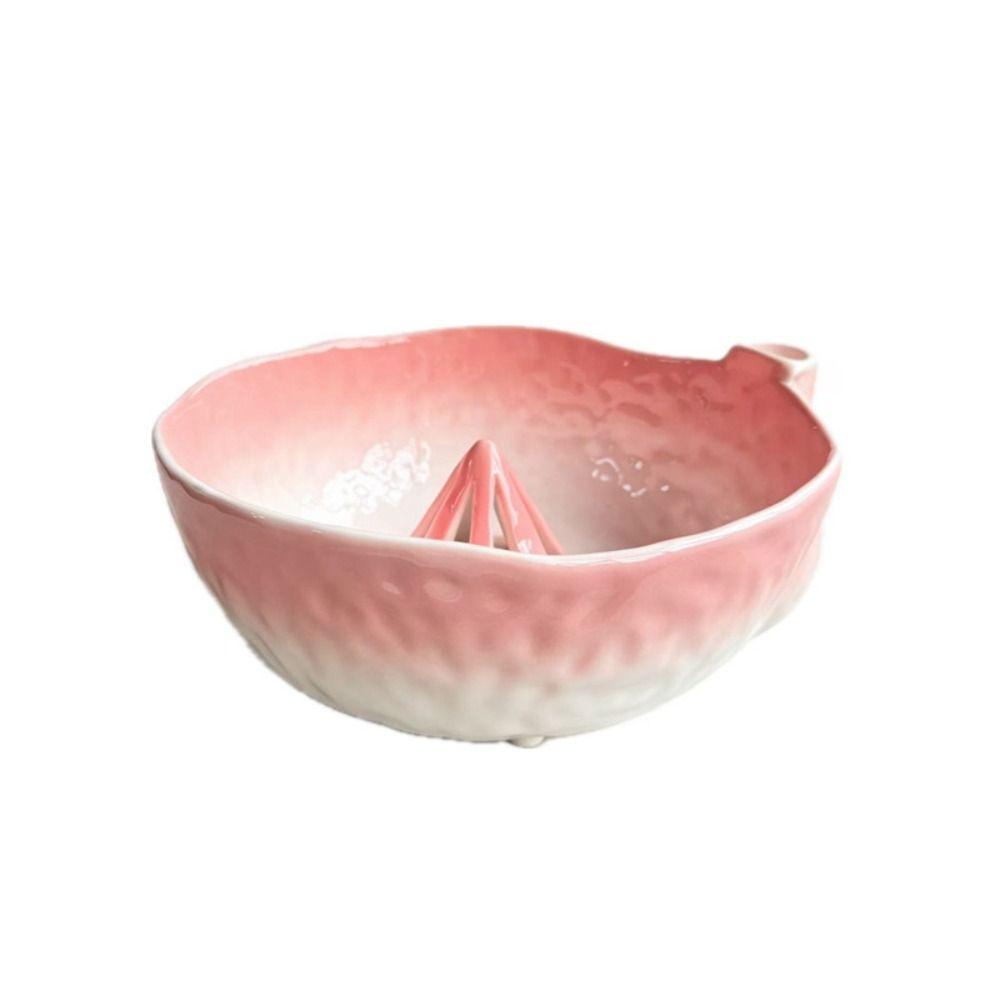 Raised Drainage Hole Ceramic Fruit Washer Perforated Draining Fruit Strainer Strawberries
