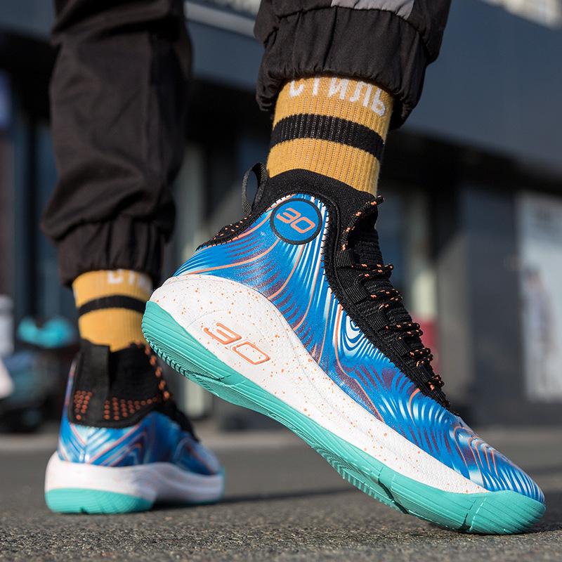 Большие размеры новых баскетбольных кроссовок для мужчин с высоким берцем для учеников начальной и средней школы спортивная обувь библиотека 7 миль 8 настоящие военные ботинки кроссовки