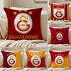 G-Galatasaray 1905s Наволочка из шелковистого короткого плюша для диванной подушки, скрытая молния, мягкий пылезащитный чехол для домашнего декора