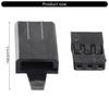 10 Pair Servo Plug Female/Male Extension Connector Receiver Plug Signal Transmission Lock and Pin Set For Futaba JR