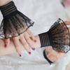 Элегантные перчатки с отделкой для фотоискусства ногтей Unguis Вентилируемый полиамид Гибкие аксессуары для свадеб и вечеринок