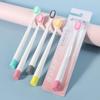 Youjieyoujing Adult Medium Soft Bristle Toothbrush - Single Pack for Deep Cleaning