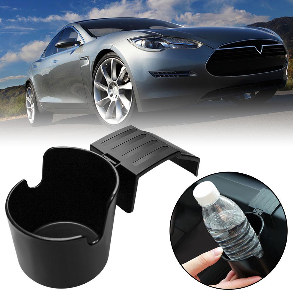 Suitable For Tesla Model3 Highland 2024 Car Center Console 2in1 Water Cup Holder Mobile Phone Navigation Stand Anti Slip J5P4