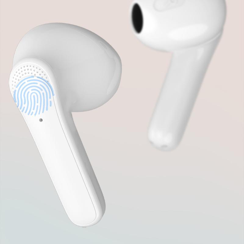 Leather Pattern Wireless Dual -ear TWS Sports Touch Mini Stereo 5.1 Bluetooth Headset