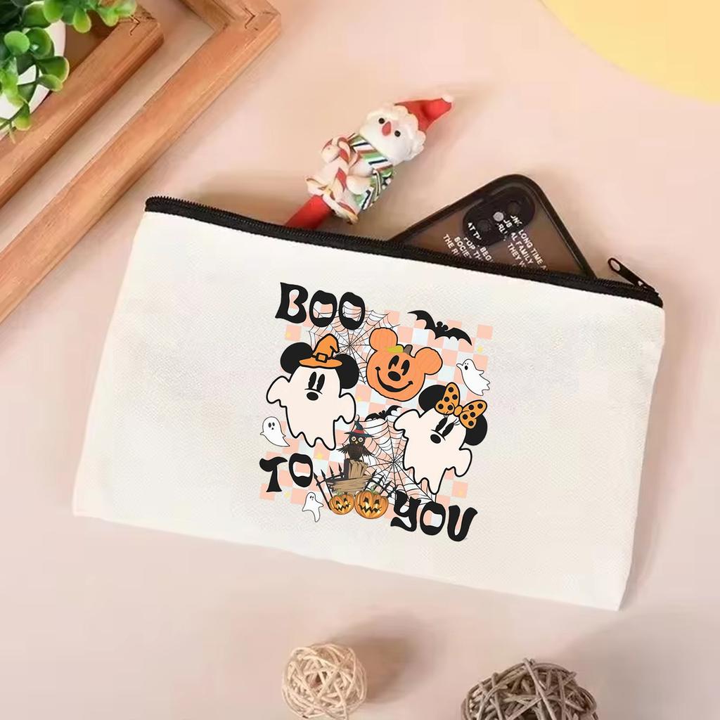 Винтажная сумка-тоут на Хэллоуин, холщовая сумка на Хэллоуин и друзья, сумка для хранения конфет на Хэллоуин