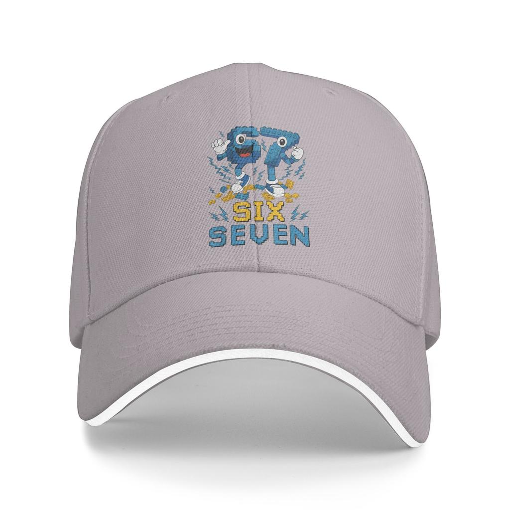 Funny Meme 67 Six Seven 6 7 Italian Brainrot Sun Baseball Cap Summer Male Design Hip Hop Hats Hot Sale Trendy Snapback Cap
