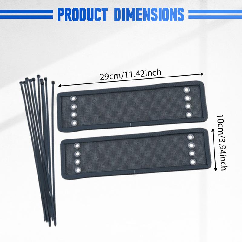 2Pcs Car Front Grille Net ect Screening Mesh Cover Stainless Steel For BYD Yuan Plus Atto 3 EV 2024