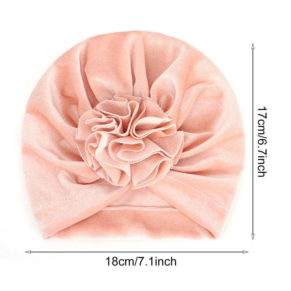 Детские эластичные головные уборы с узлом, детские бархатные тюрбаны, детские повязки на голову, теплая шапочка-бини