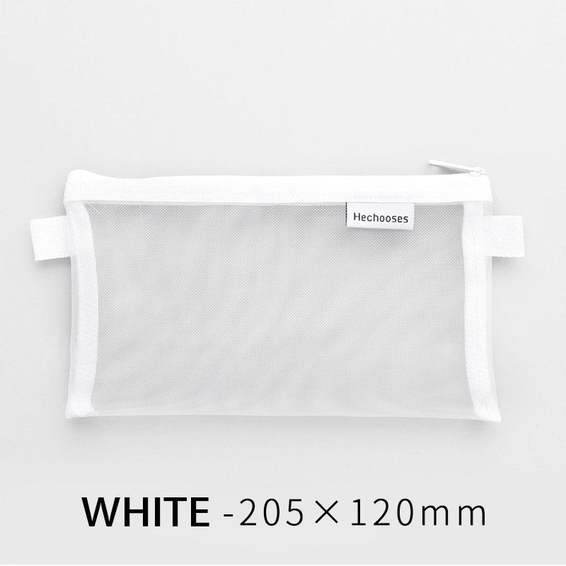 Простая прозрачная сетчатая сумка-карандаш для школьника