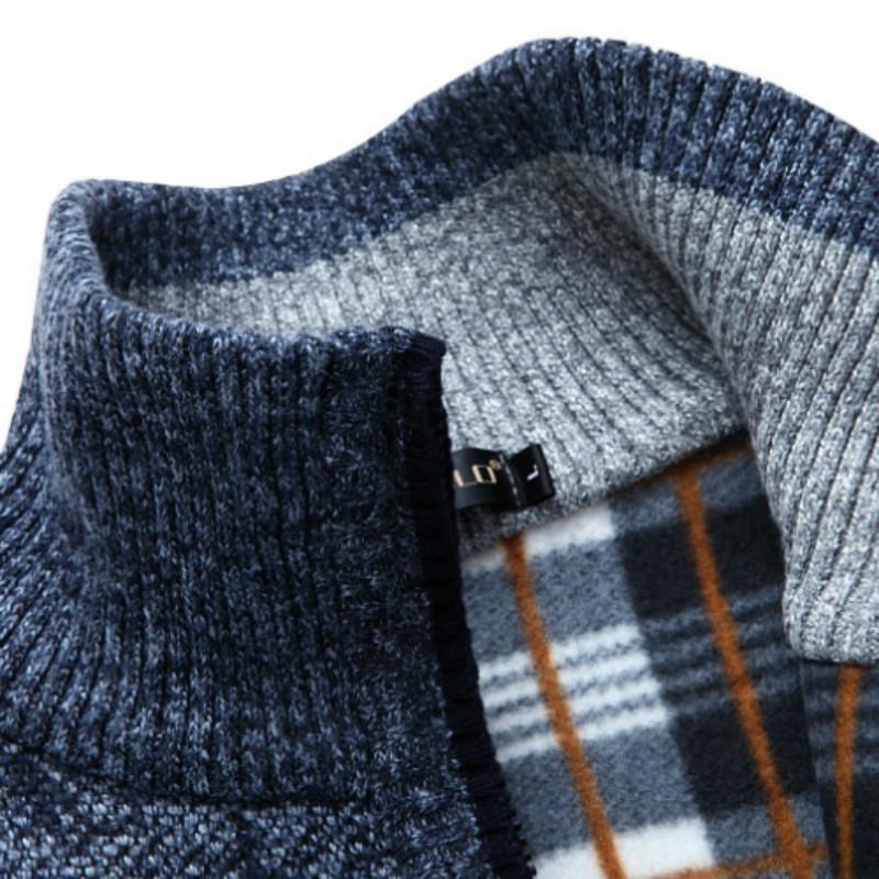 Зимний свитер, мужской кардиган, бархат, толстые повседневные топы, свободная теплая модная одежда, свитер для мужчин