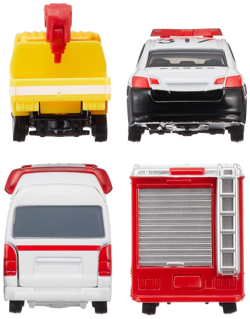 TAKARA TOMY Набор аварийных машин Миниатюрная игрушечная машинка для мальчиков от 3 лет. Соответствует стандартам безопасности игрушек и имеет знак ST «Tomica 5» и выше. проверенный.