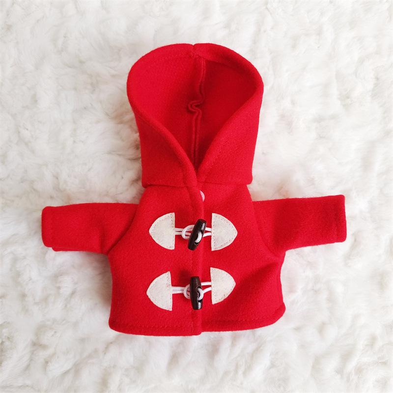 Коричневый шерстяной наряд для собаки с хлопковой рубашкой, галстуком и джинсами