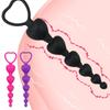 Anal Plug Massager Vaginal Stimulator With Wearable Silicone Anal Beads Female Gay Sex Toys for Men Women Butt Pull Rings Sextoy