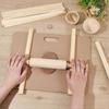 1 Set Ceramic Making Tools Pottery Clay Tools Pottery Clay Sculpting Modeling Tool Sets Wooden Rolling Pin for Sculpture