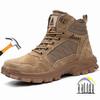 High Top Safety Shoes for Men Anti Puncture Safety Boots Men Steel Toe Sneakers Work Man Safety Work Shoes Men Winter Work Boots