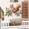 Painted Little Squirrel Branches Bedroom Living Room Entrance Hall Home Background Beautification Wall Stickers