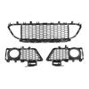 Комплект центральной нижней сетки переднего бампера 51118068124 Боковые решетки противотуманных фар для 3 серии F30 2015-2019