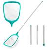 Pool Leaf Skimmer Net Ultra Fine Mesh with Long Handle Easy To Use Detachable Swimming