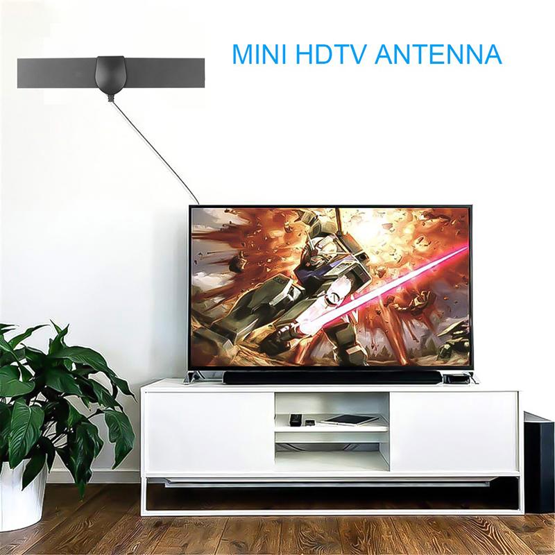 25 Mile Range Antenna Tv Digital Hd 4K Antena Digital Indoor Hdtv Support 1080P