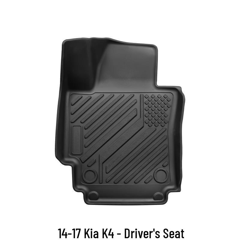3D Коврики для Kia K4 (2014-2017), Экологичный ТПЭ, Дизайн с высоким краем