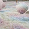 Plush Carpet Suitable For Living Room White Soft Fluffy Carpets Bedroom Bathroom Non-slip Thicken Floor Mat Teen Room Decoration