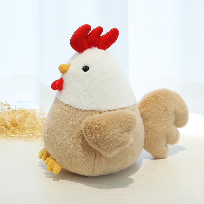 Soft and Comfortable Hen Plush Toy - Cute Chicken Doll Pillow for Kids