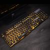 Waterproof Wired Keyboard Levitate Keycap Gaming Keyboard USB RGB Backlight LED PC Keyboard Holder Gamer Computer Game Keyboards