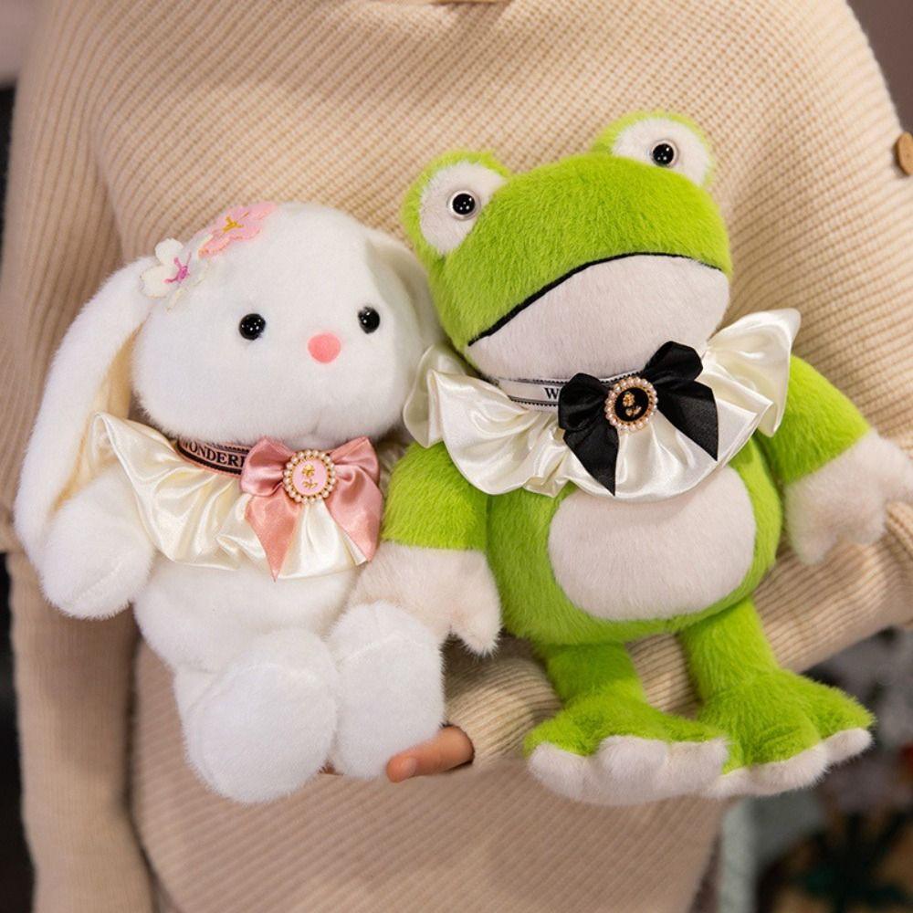 Fluffy Hug Animal Stuffed Doll Simulation Frog Plush Stuffed Toy Home Decor