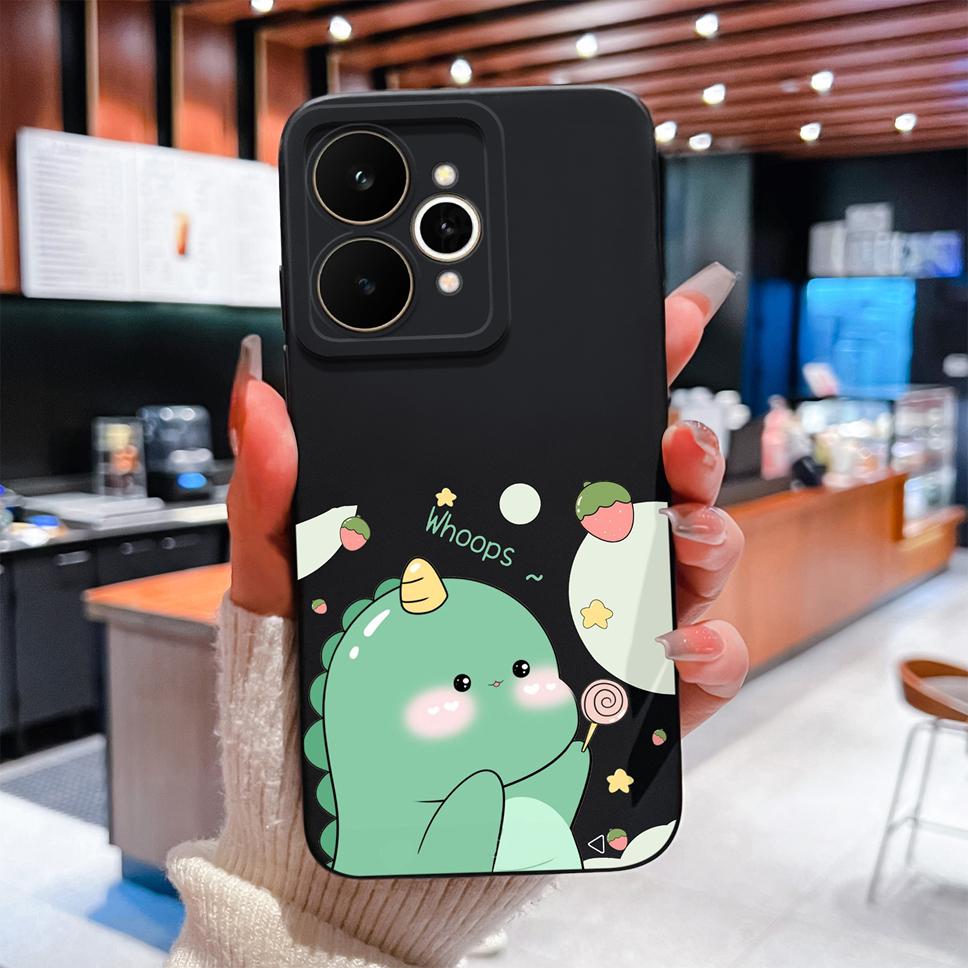 For Realme 15 Pro 5G Phone Cover Lovely Design Patterns Soft Liquid Silicone Case For Realme 15Pro High Quality Anti Drop Bumper